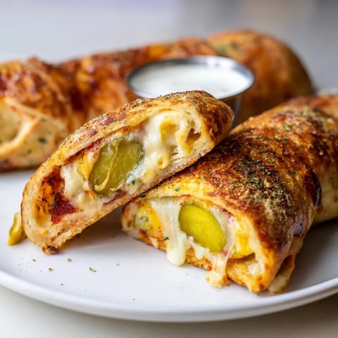 Cajun Pickle Pizza Sticks