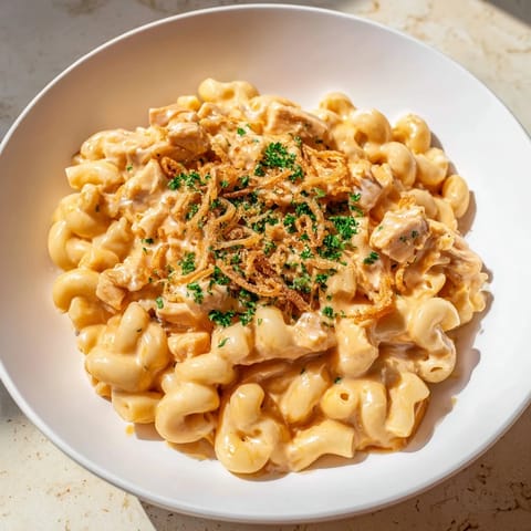 Honey BBQ Chicken Mac Cheese