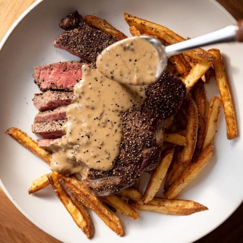 Classic Peppercorn Ribeye Steak