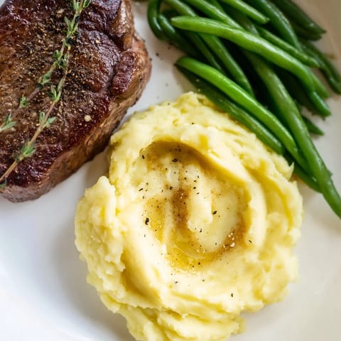 Steak Garlic Mash Sheet Pan