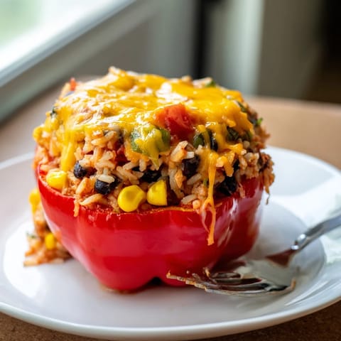 Colorful Bell Peppers Filled
