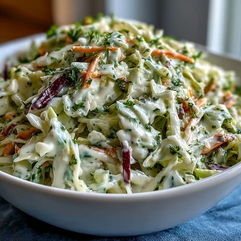 Crisp shredded cabbage and bright carrots in a bowl of creamy coleslaw, ready for a summer barbecue side.