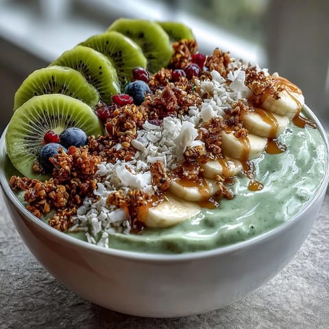 Matcha Overnight Oats Coconut