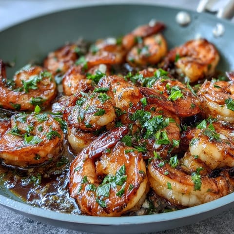 Healthy Lemon Garlic Shrimp
