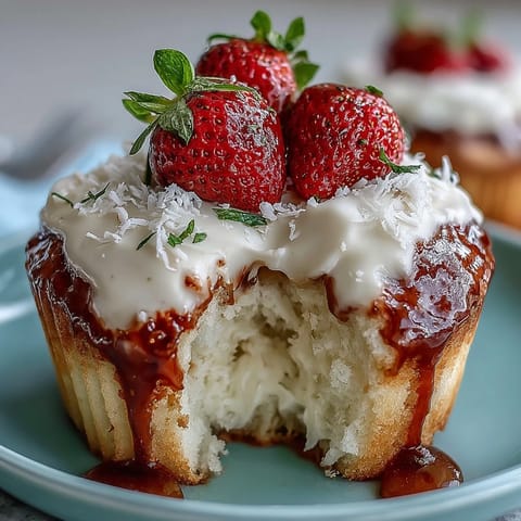 Soft, fluffy Tres Leches Cupcakes drizzled with sweet milk blend, crowned with vanilla whipped cream and a sprinkle of zest.  