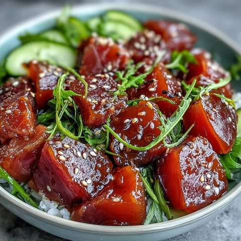 Spring Tuna Poke Bowl
