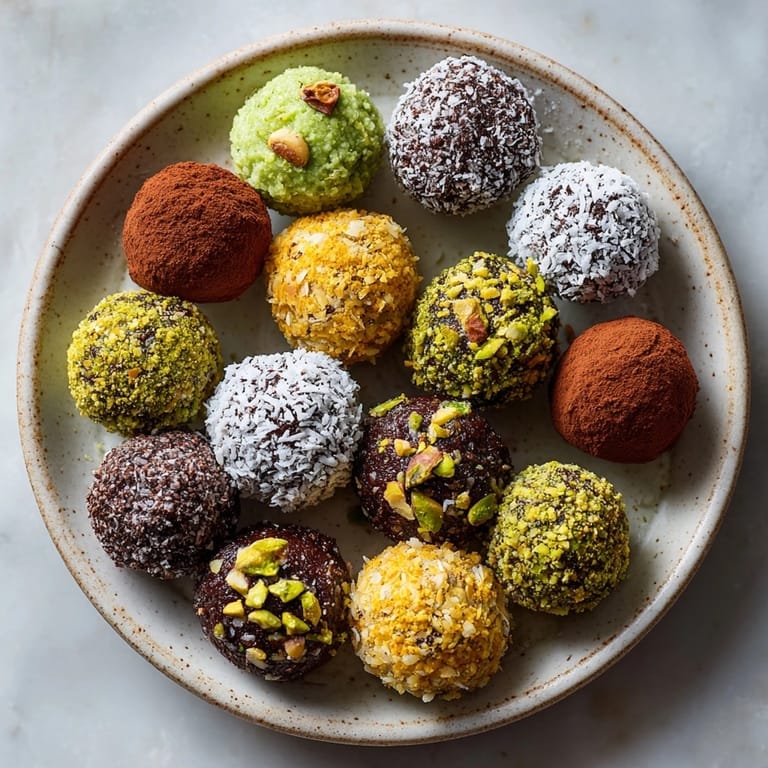 Closeup of fudgy Avocado Chocolate Truffle Bites, rich and creamy for a guilt-free treat.
