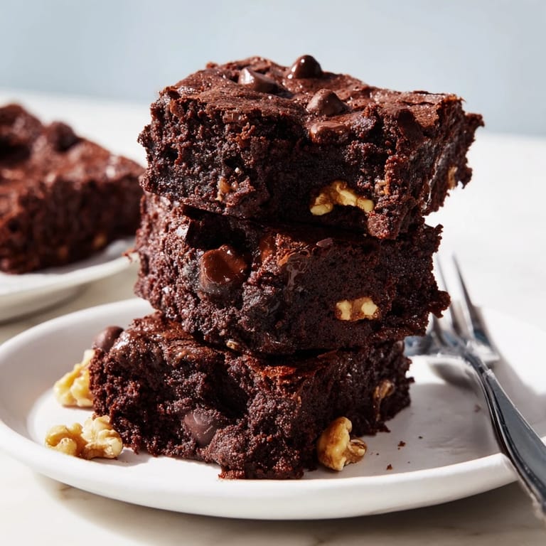 Decadent zero-waste brownies baked to perfection using nut-milk pulp leftovers.  