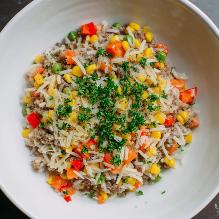 Tender ground beef with a Ground Beef Skillet; a delicious and convenient dinner with savory spices.