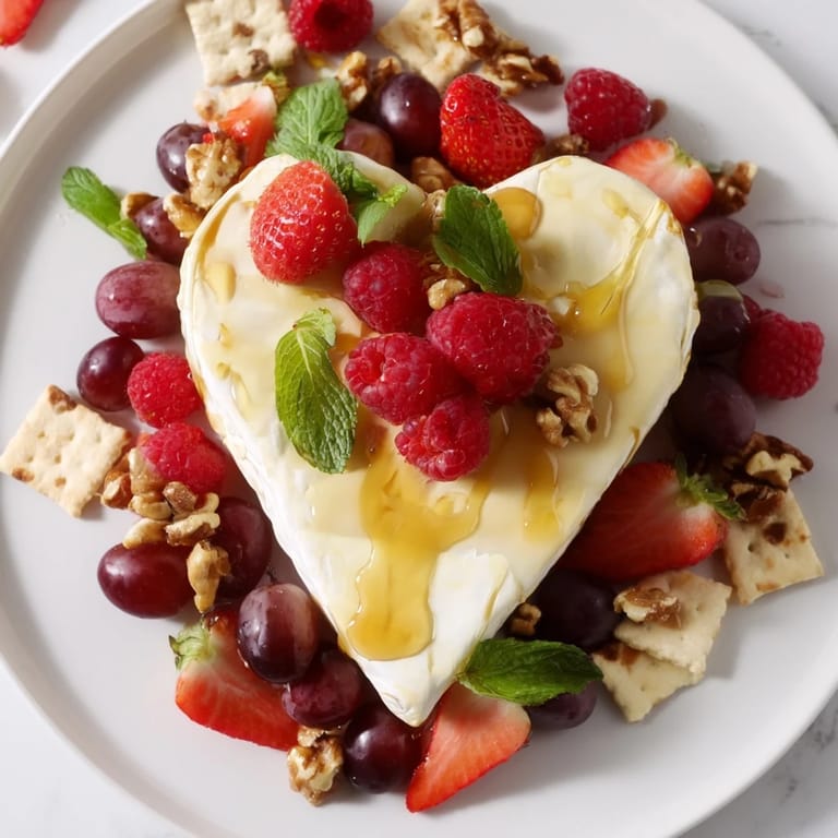 Get ready to enjoy a romantic Sweetheart Brie and Jam Board overflowing with textures and flavors.