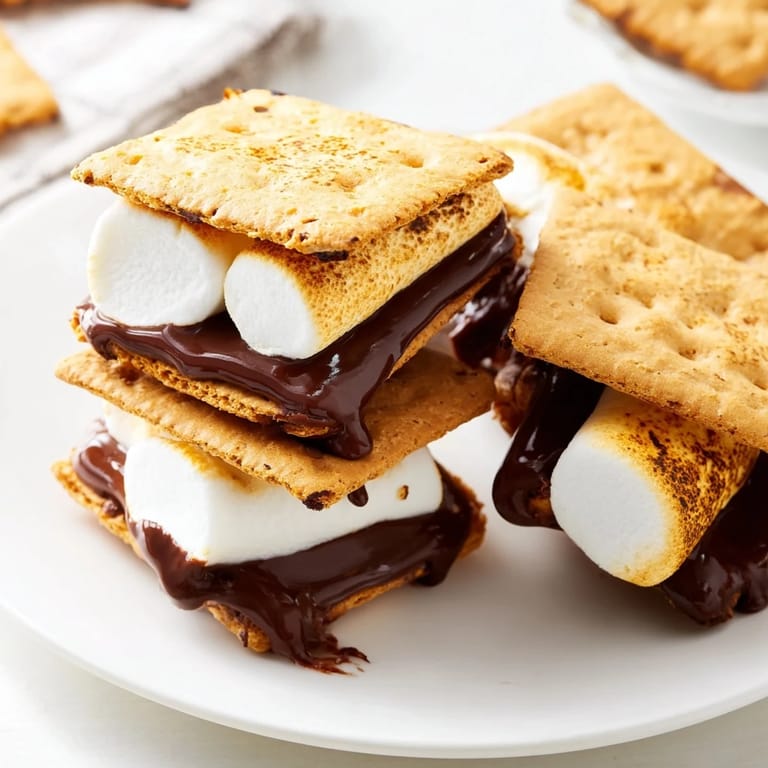 Golden-brown marshmallows are the star of these easy, fast Air Fryer Smores.