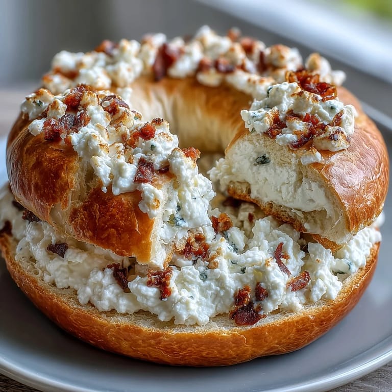 Golden baked protein bagels with a generous sprinkle of everything seasoning, ideal for a nutritious and filling morning meal.
