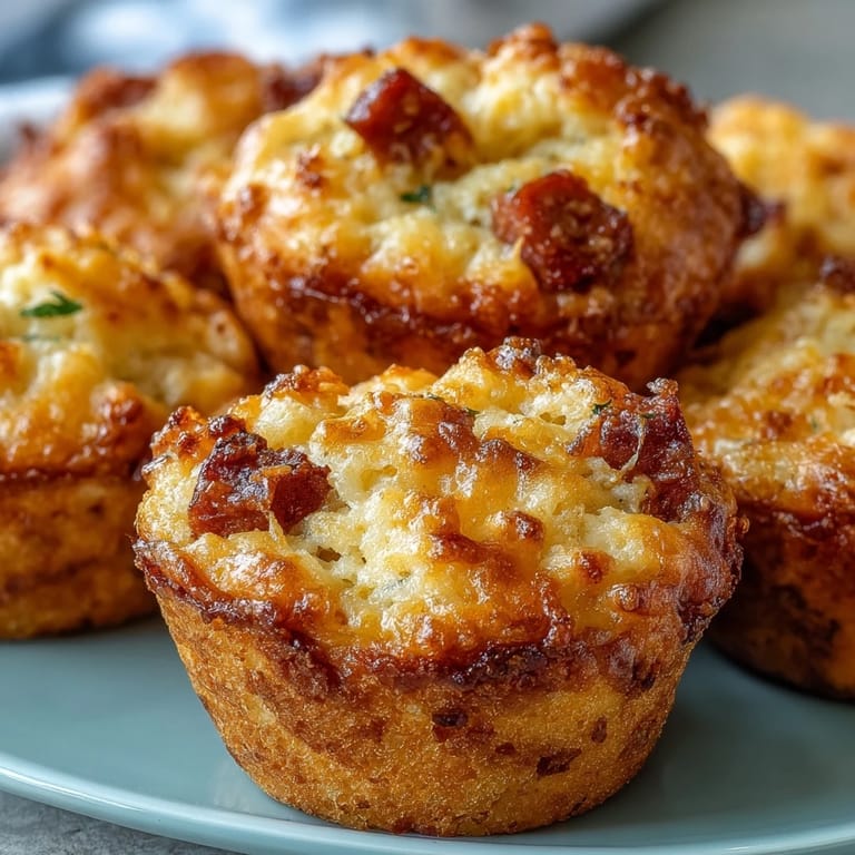 Savory bite-sized corn dog muffins, a fun summer appetizer with dipping sauces.